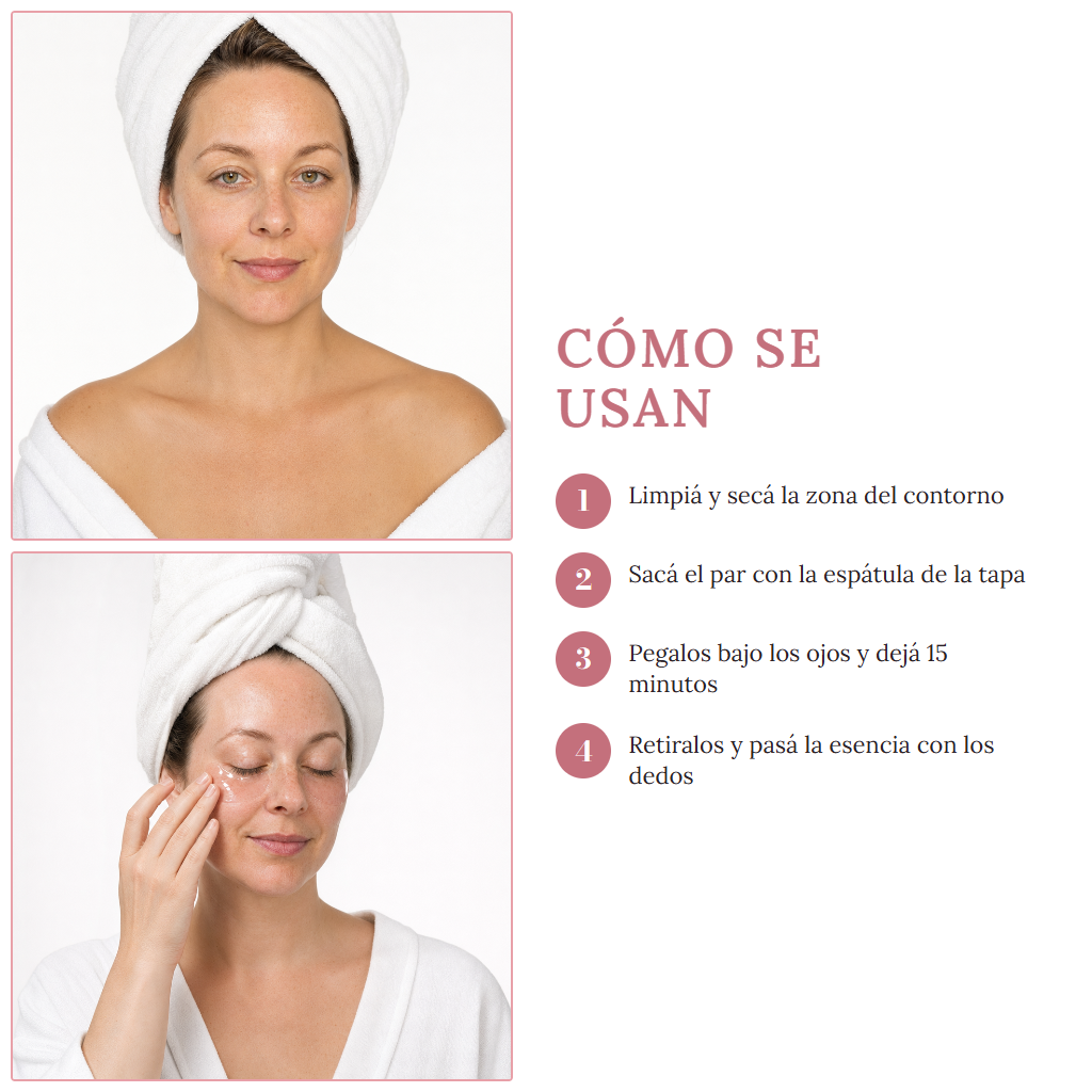 Quaro Revelia · Parches para ojeras con PDRN, colágeno y niacinamida