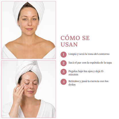 Quaro Revelia · Parches para ojeras con PDRN, colágeno y niacinamida