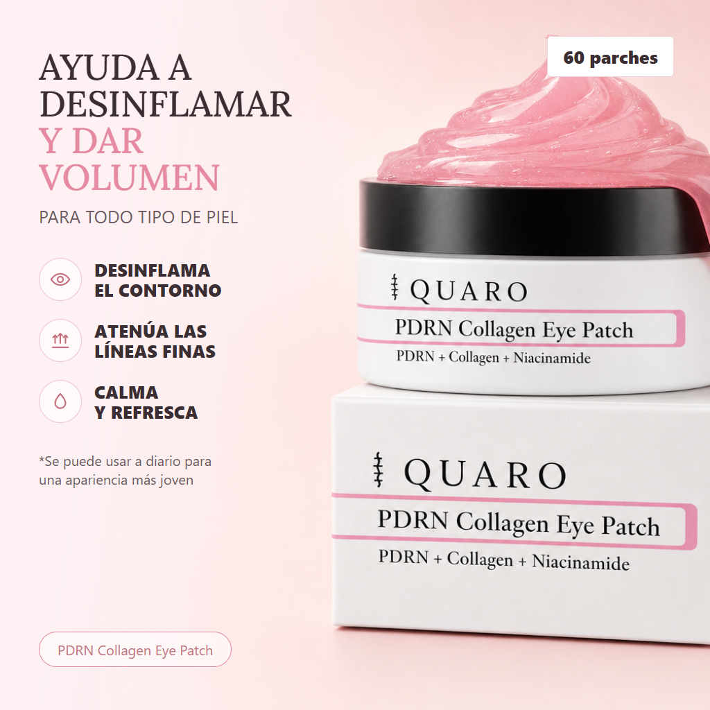 Quaro Revelia · Parches para ojeras con PDRN, colágeno y niacinamida
