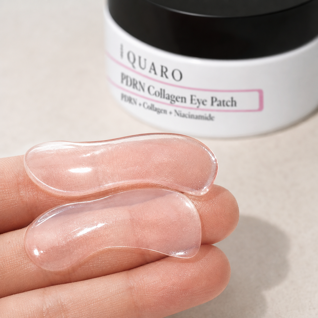 Textura del parche de hidrogel en detalle